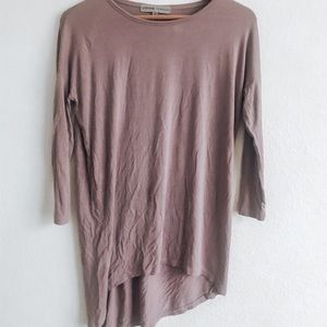 Purple flowy long sleeve top